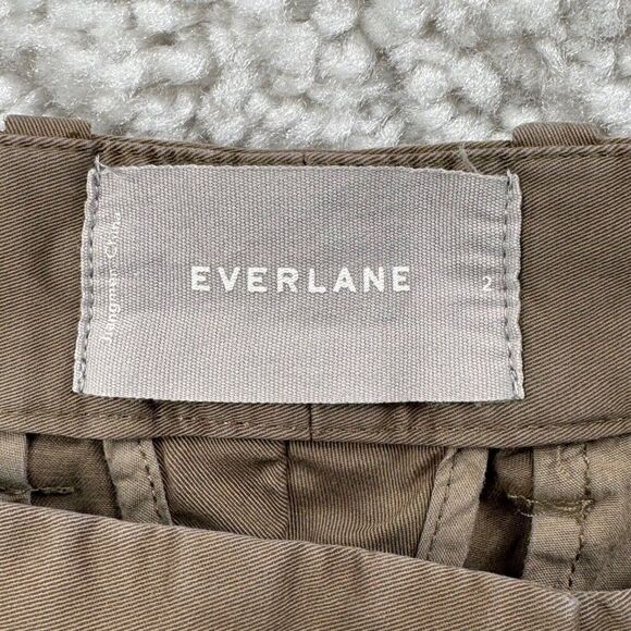 Everlane Slouchy Chino Pleated Pant Brown - Picture 4 of 11